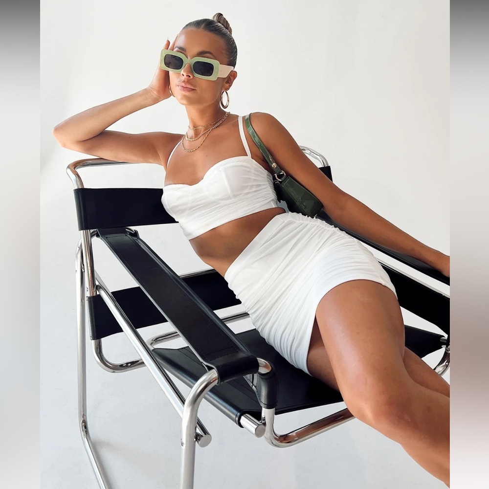 Princess Polly White Two-Piece Set